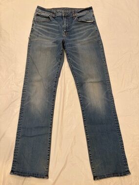 American Eagle Jeans Men's 34x36 Blue Med Wash Classic Bootcut Flex
